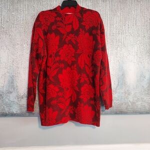 Rena Rowan for Saville Vintage Lambswool and Angora Blend Fabric Sweater Sz-L